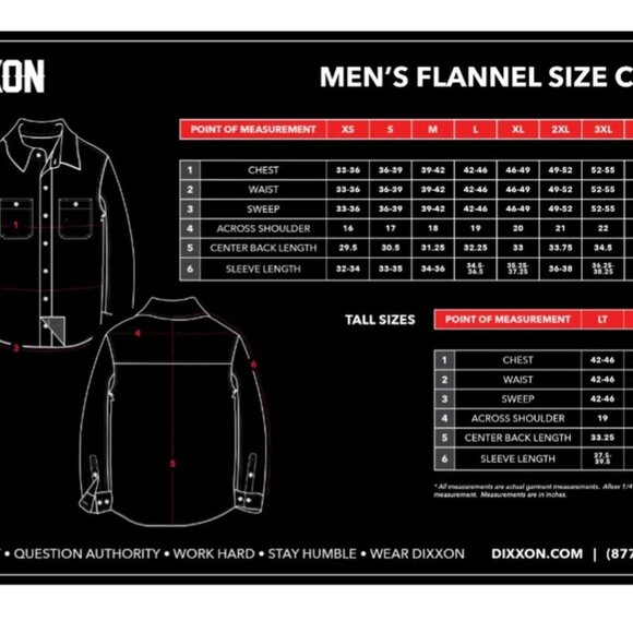 Dixxon Flannel The Wrench Mens 2XT Tall Rockabilly Western Shirt - Picture 13 of 13